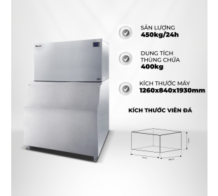 MÁY LÀM ĐÁ VIÊN P-EMIC XJ1400W