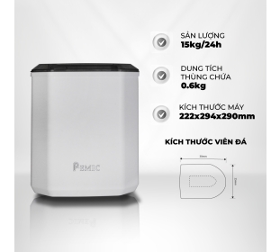 Máy làm đá P-Emic PK12 G