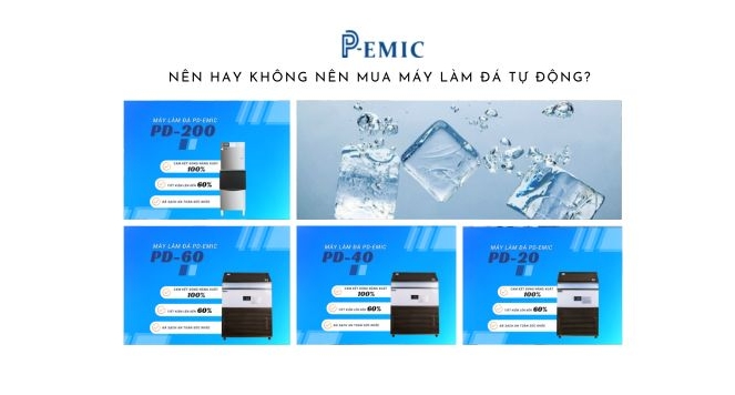 Nên hay không nên mua máy làm đá tự động?
